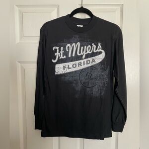 Ft Myers Florida Alstyle Black Apparel Long Sleeve Shirt